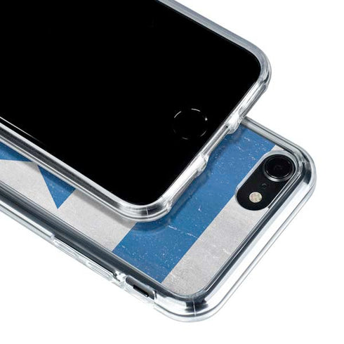 Israel Flag Distressed iPhone SE (2nd & 3rd Gen) Clear Case